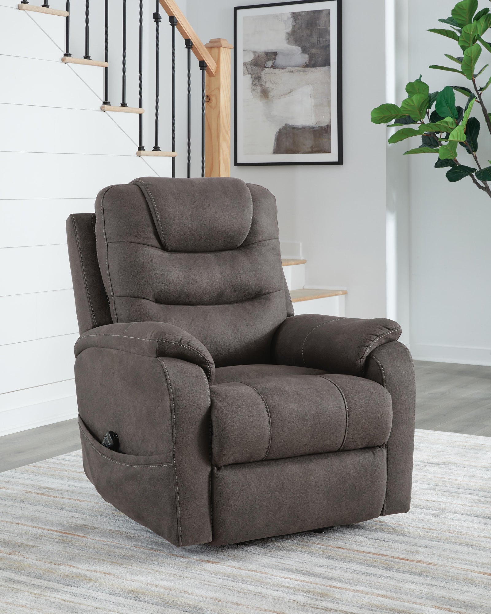 Snowfield Power Lift Recliner (17609-SI) - Image 8