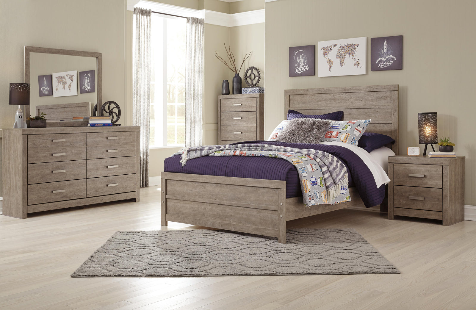 Culverbach Panel Headboard/Footboard - Gray (B070-SI) - Image 8