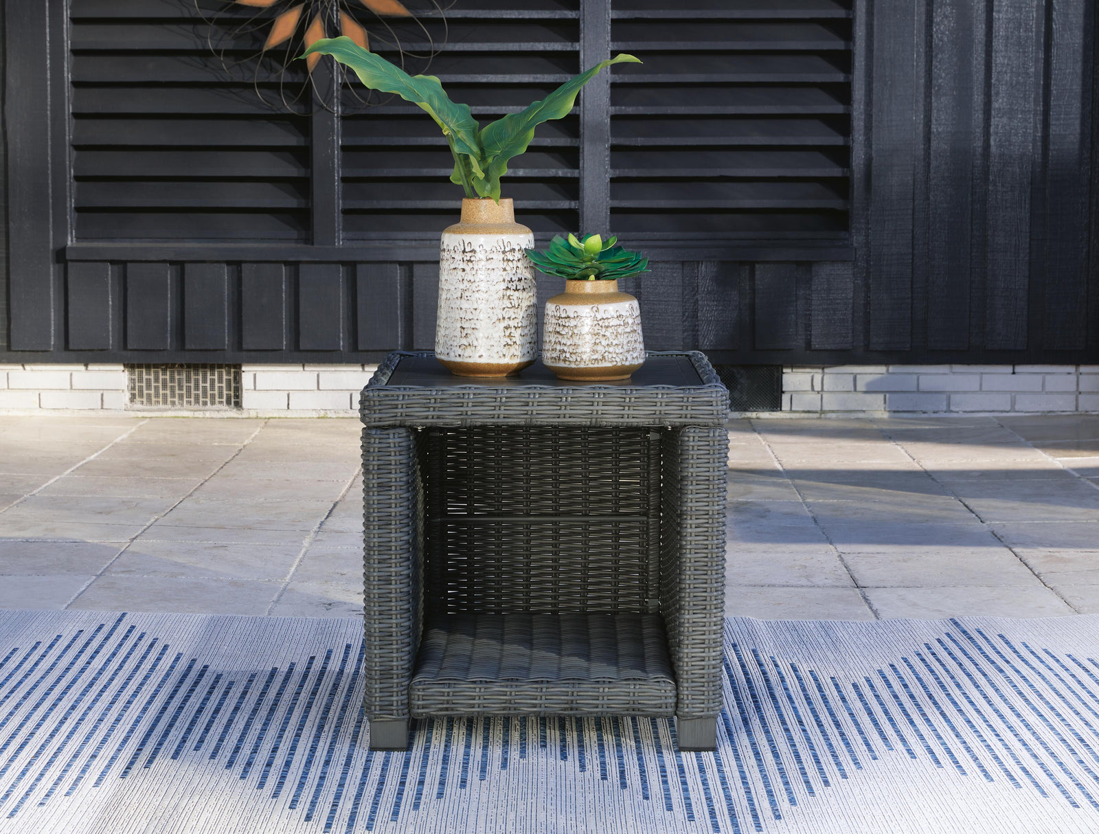 Elite Park Outdoor Swivel Lounge with Cushion (P518-SI) - Image 14