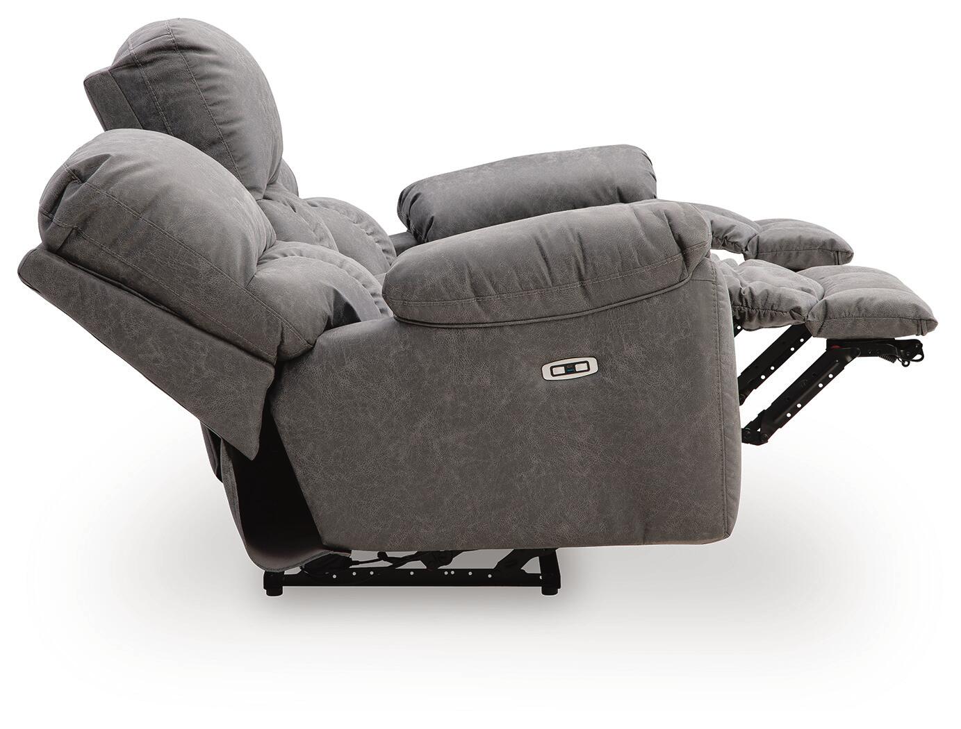 Bakerstein Power Reclining Loveseat with Console (PC12503-SI) - Image 11