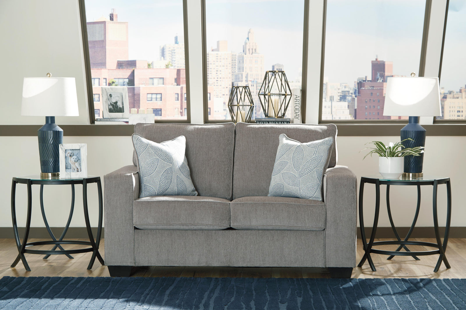 Altari 2-Piece Sleeper Sectional, Loveseat and Ottoman (87214-SI) - Image 12