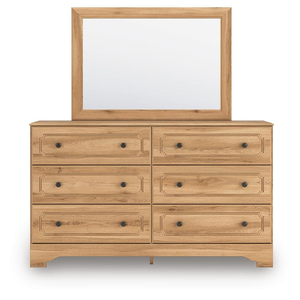 Aleaport Full Panel Bed, Dresser, Mirror, Chest and Nightstand (PCB1075-SI) - Image 2