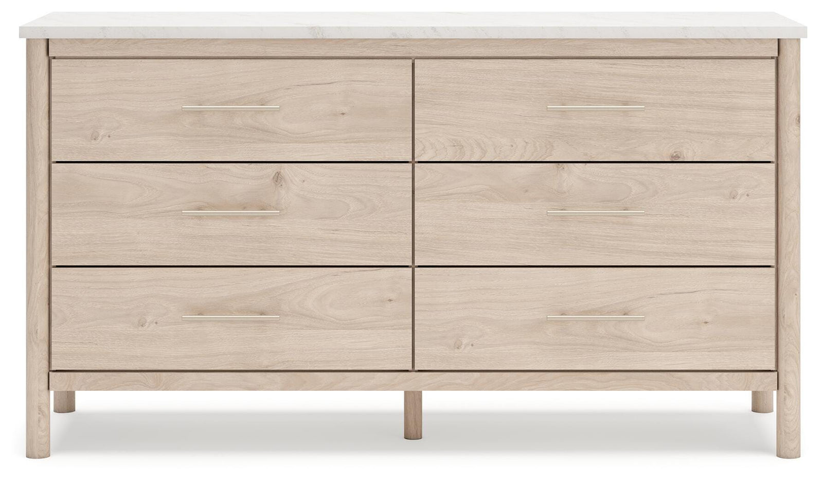 Cadmori Panel Bed, Dresser and 2 Nightstands - Tan (B2615-SI) - Image 16