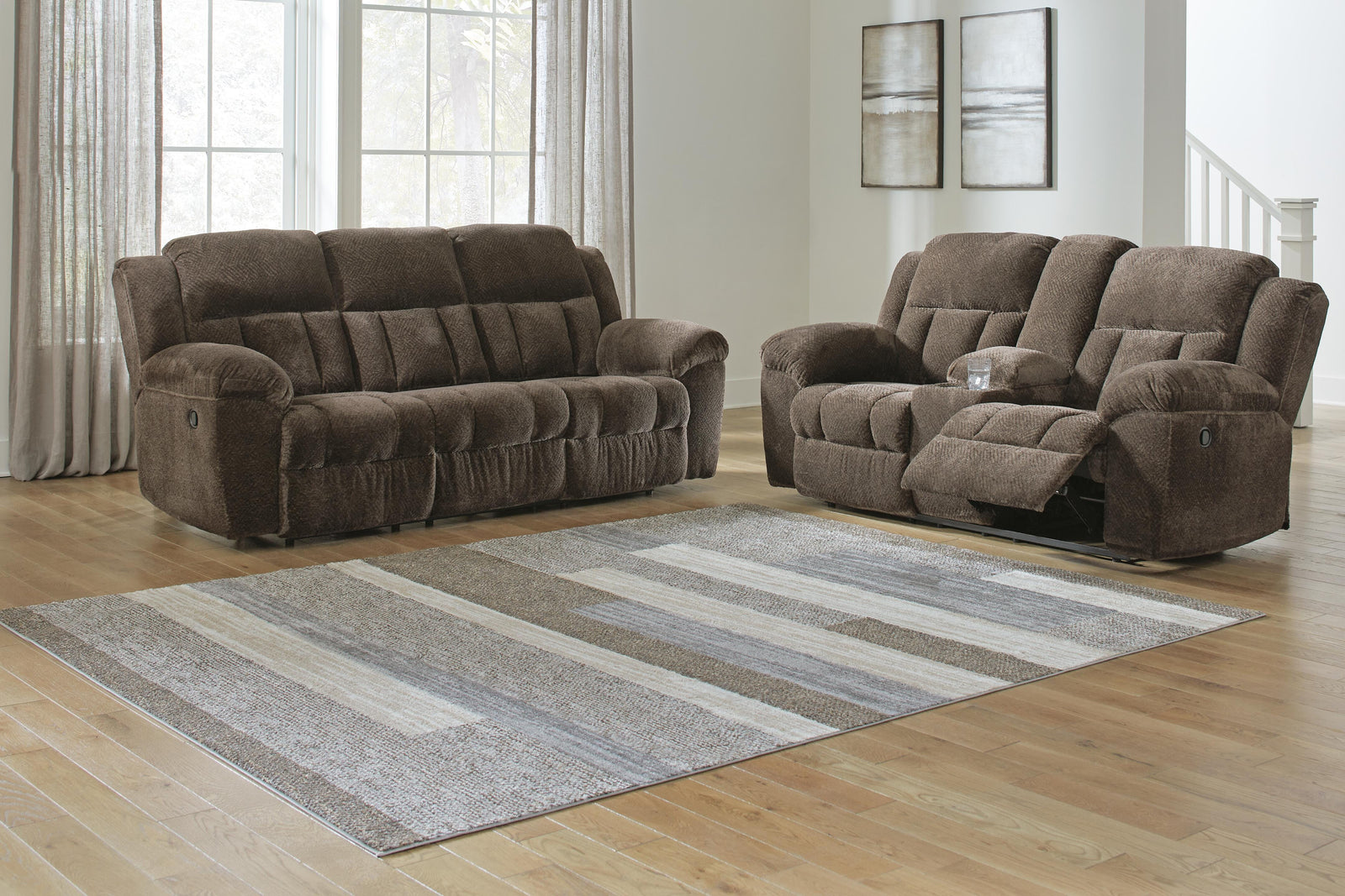 Frohn Reclining Sofa and Loveseat (37407-SI) - Image 12