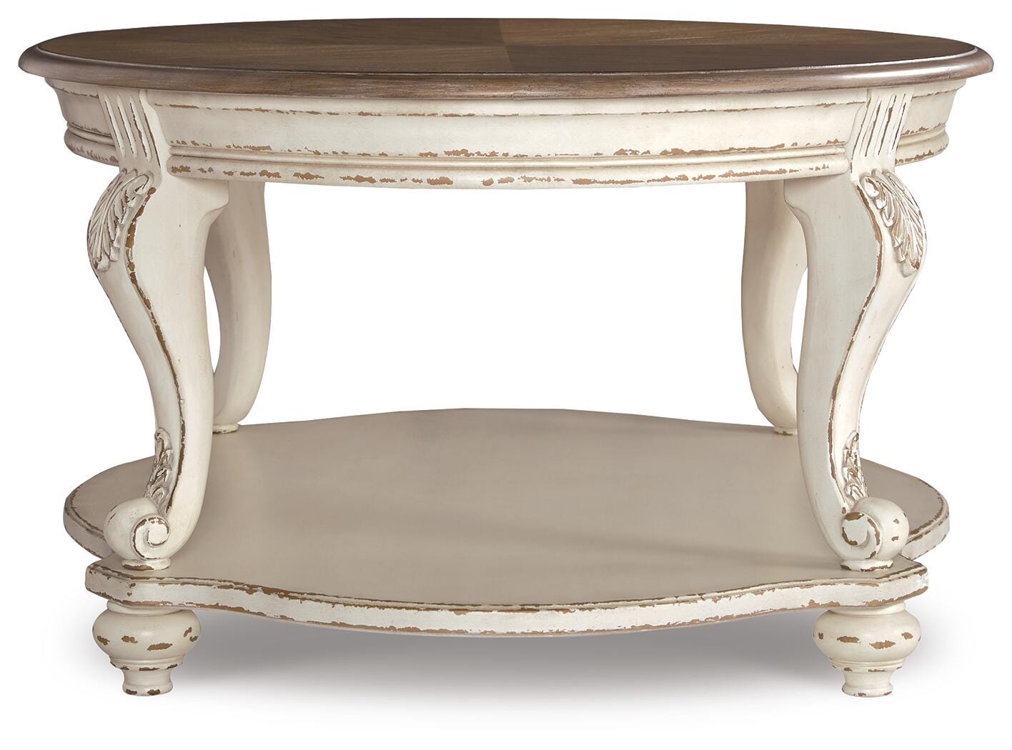 Realyn Coffee Table, 2 Ends and Console (T743-SI) - Image 4