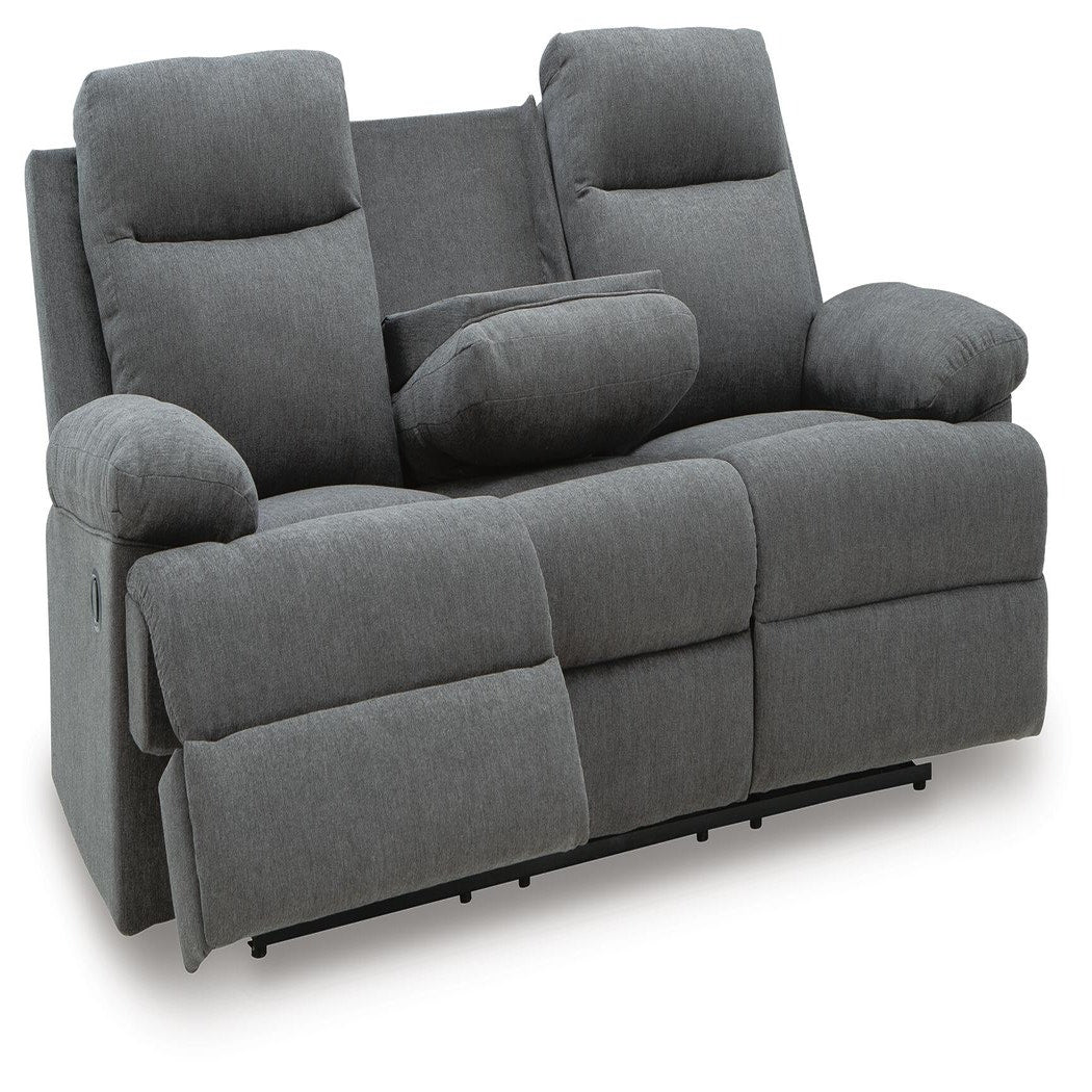 Side-Swipe Reclining Sofa with Drop Down Table (PC91406-SI) - Image 4