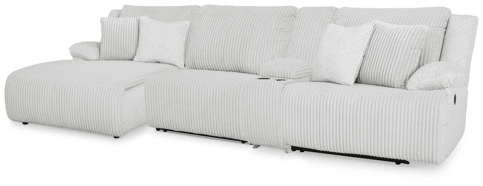 Top Tier 4-Piece Reclining Sectional with Chaise (92706-SI)