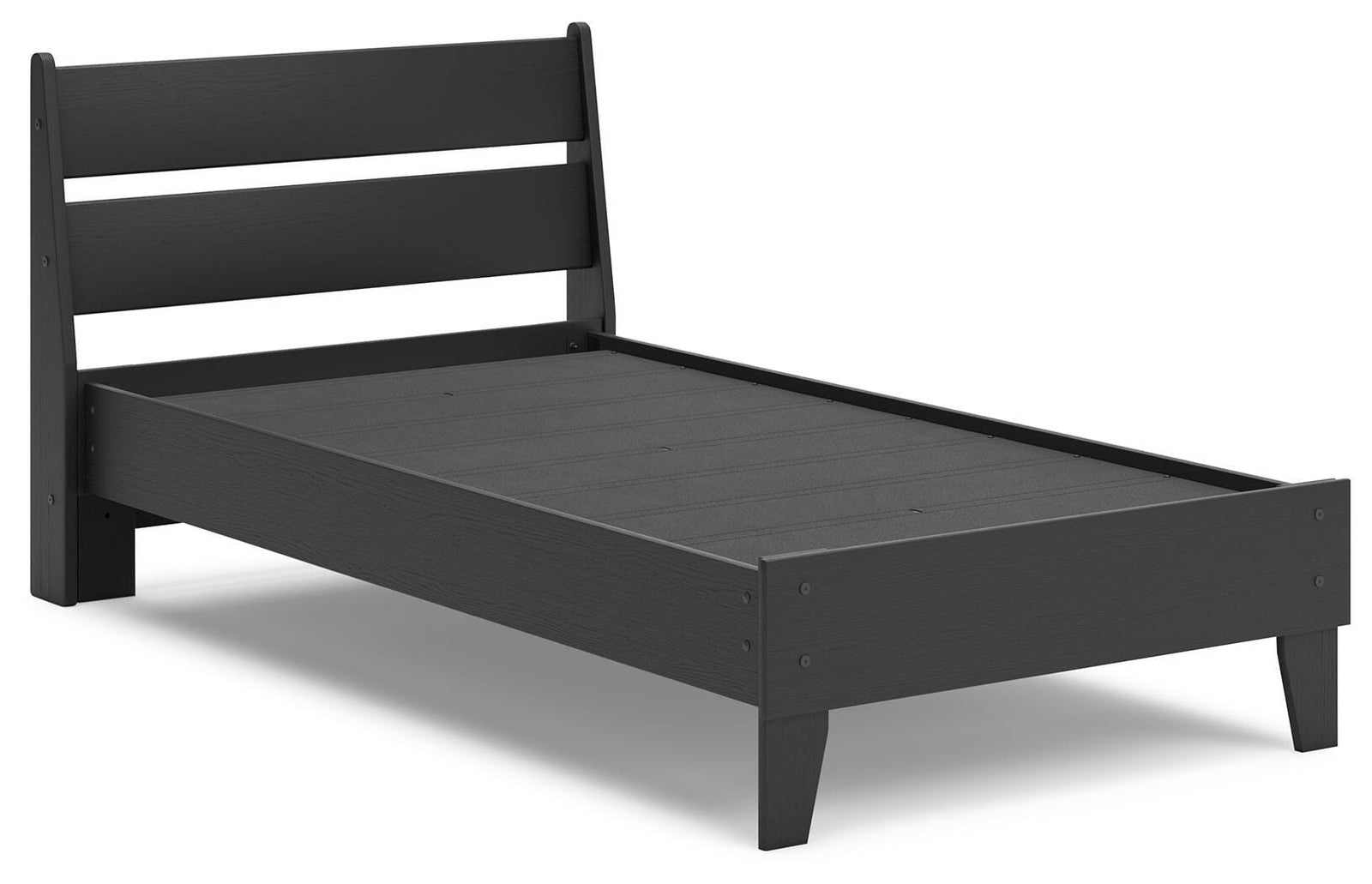 Socalle Panel Platform Bed (Youth) - Black (EB1865-SI) - Image 2