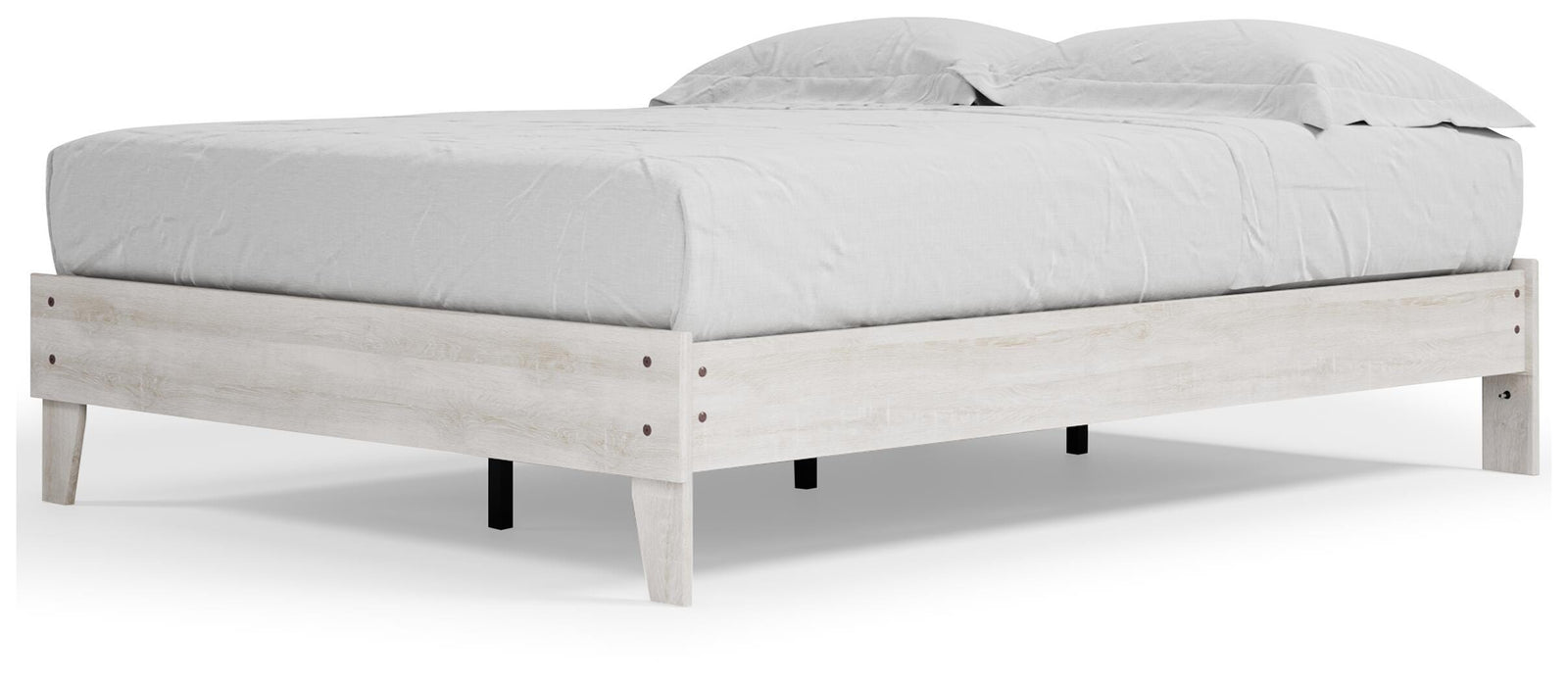 Shawburn Platform Bed - Whitewash (EB4121-SI) - Image 4
