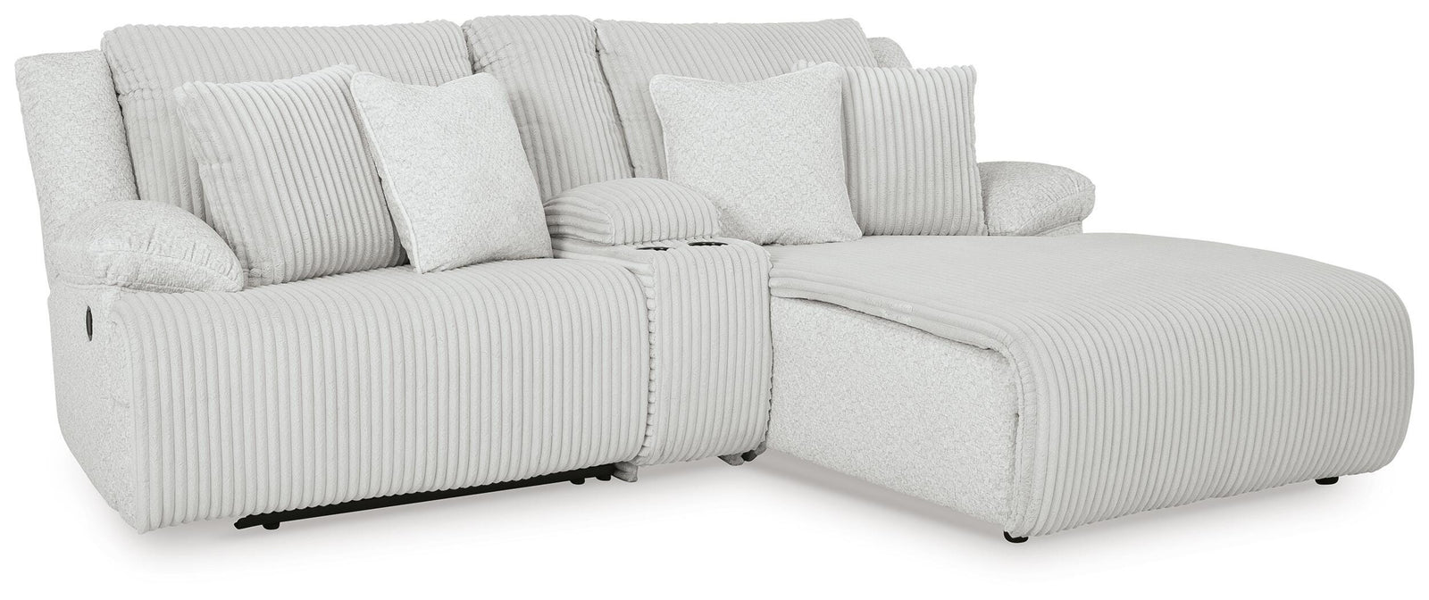 Top Tier 3-Piece Reclining Sectional Sofa with Chaise (92706-SI)