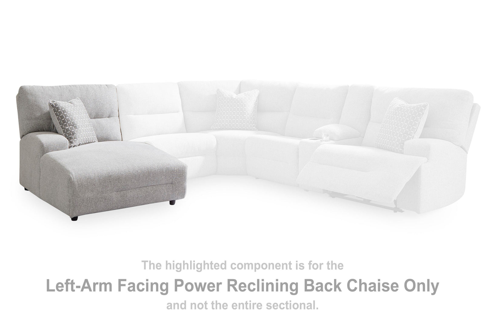 Acklen Place Right-Arm Facing Power Reclining Back Chaise (93605-SI) - Image 28
