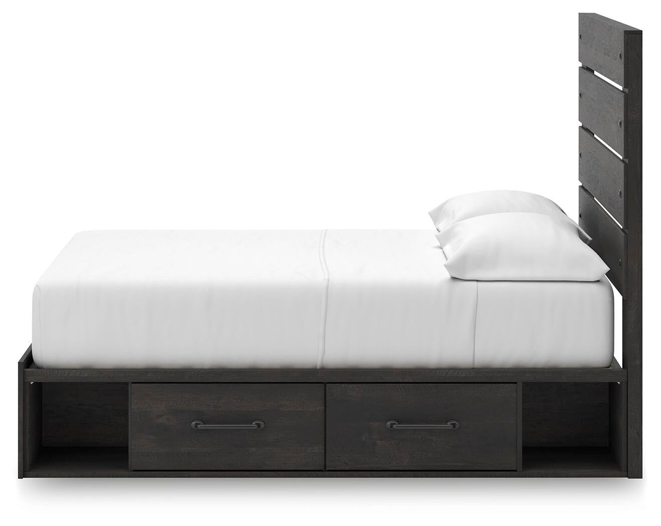 Hollivern Full Panel Bed with Storage (PCB2108-SI) - Image 7