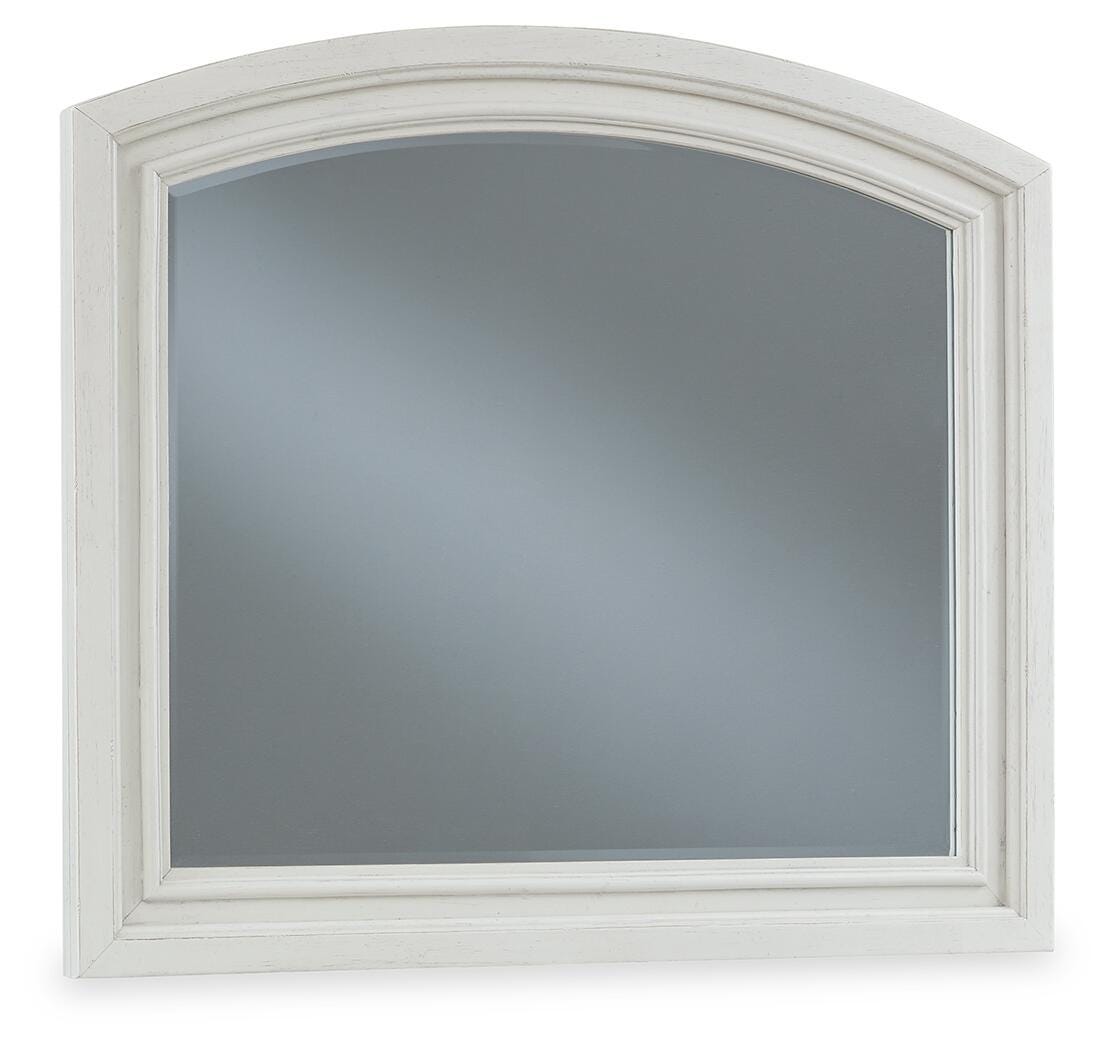 Robbinsdale Dresser and Mirror - Antique White (B742-SI) - Image 3