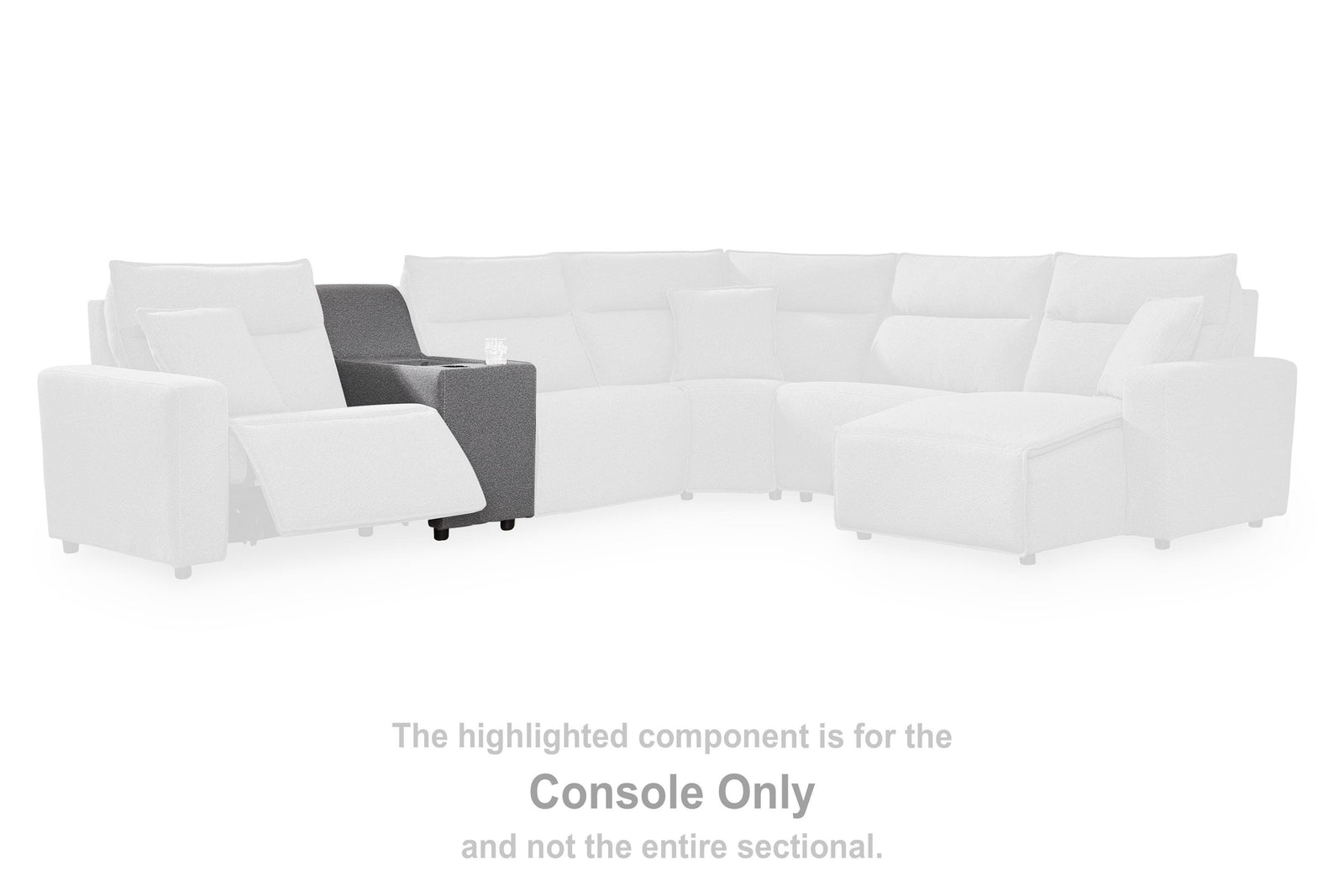 Modmax II Left-Arm Facing Power Recliner (65906-SI) - Image 14