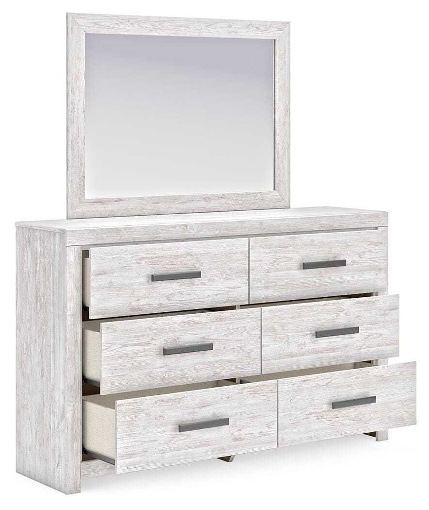 Cayboni Dresser, Mirror and Nightstand (B3788-SI) - Image 4