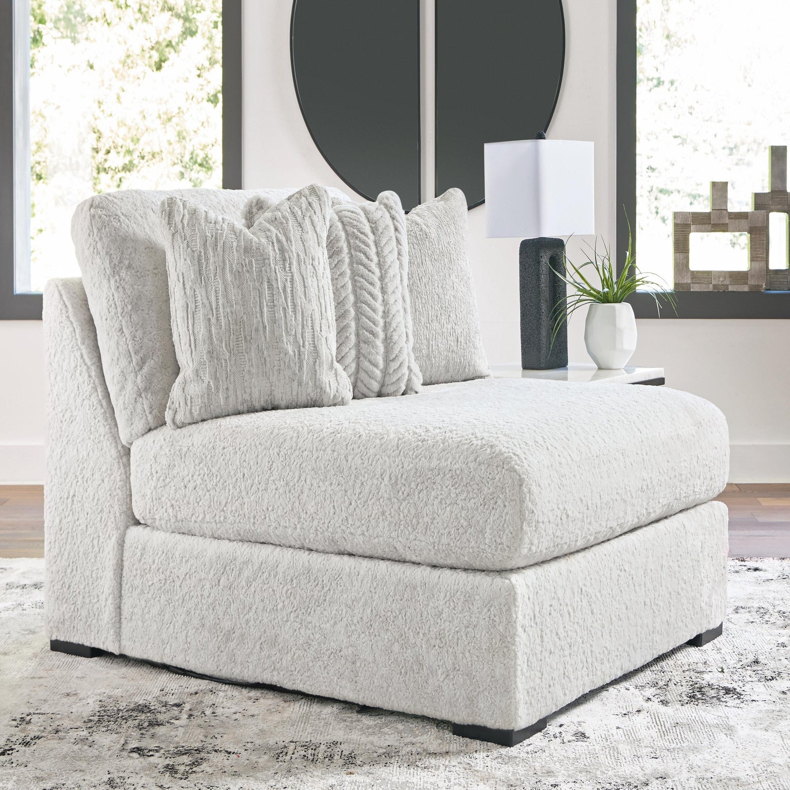 Cuddle Plush Oversized Armless Chaise (PC59106-SI) - Image 19