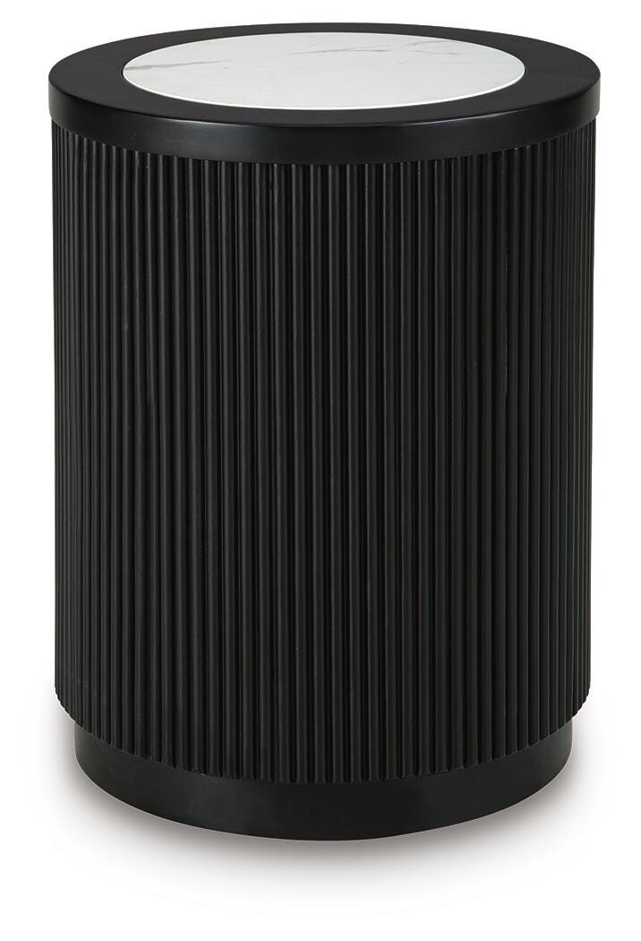 Grayman End Table - Black (T650-SI)