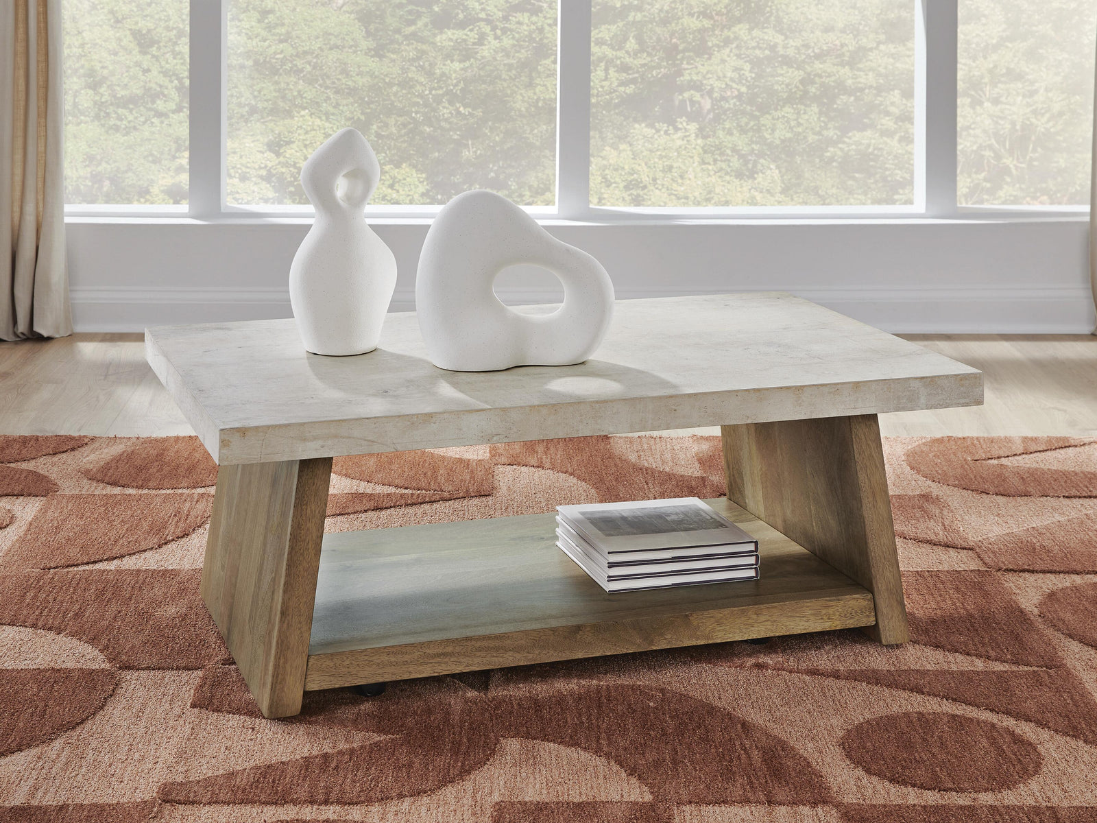 Brendalhouse Coffee Table - Light Brown (T642-SI) - Image 2