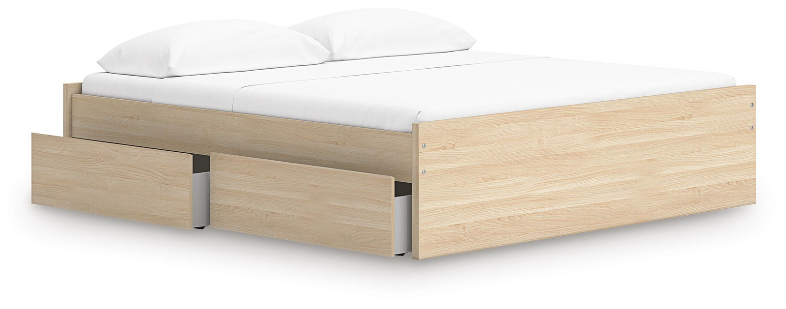 Onita Platform Bed with 1 Side Storage - Natural (EB9632-SI) - Image 4