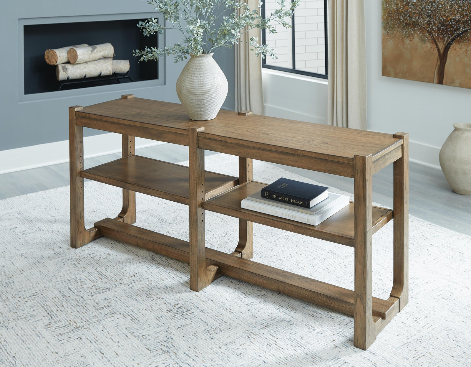 Cabalynn Sofa Table - Light Brown (T974-SI) - Image 4