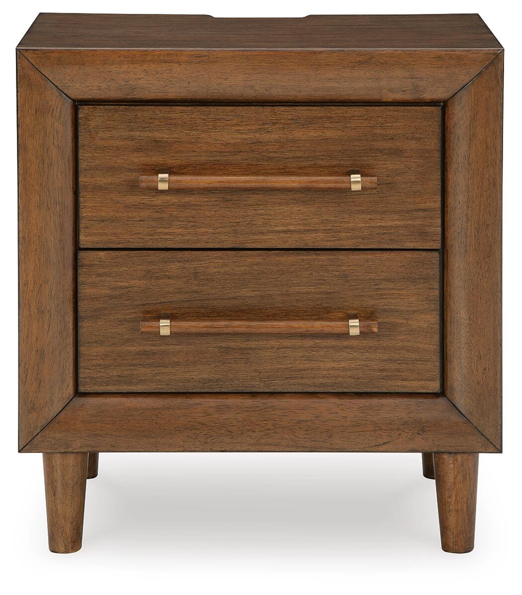 Lyncott Nightstand - Brown (B615-SI)