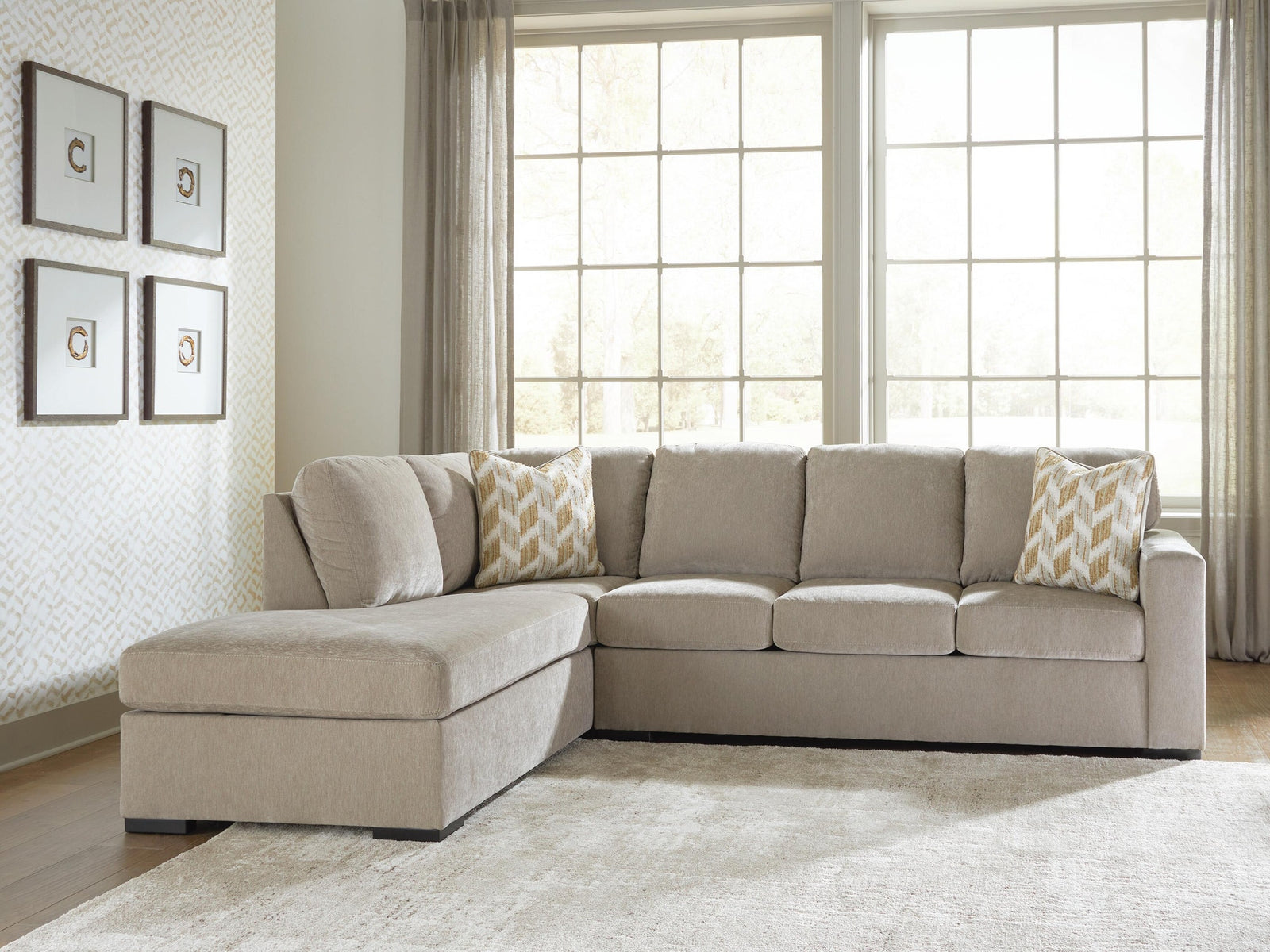 Bridgepoint 2-Piece Sectional with Chaise (PC69506-SI) - Image 2