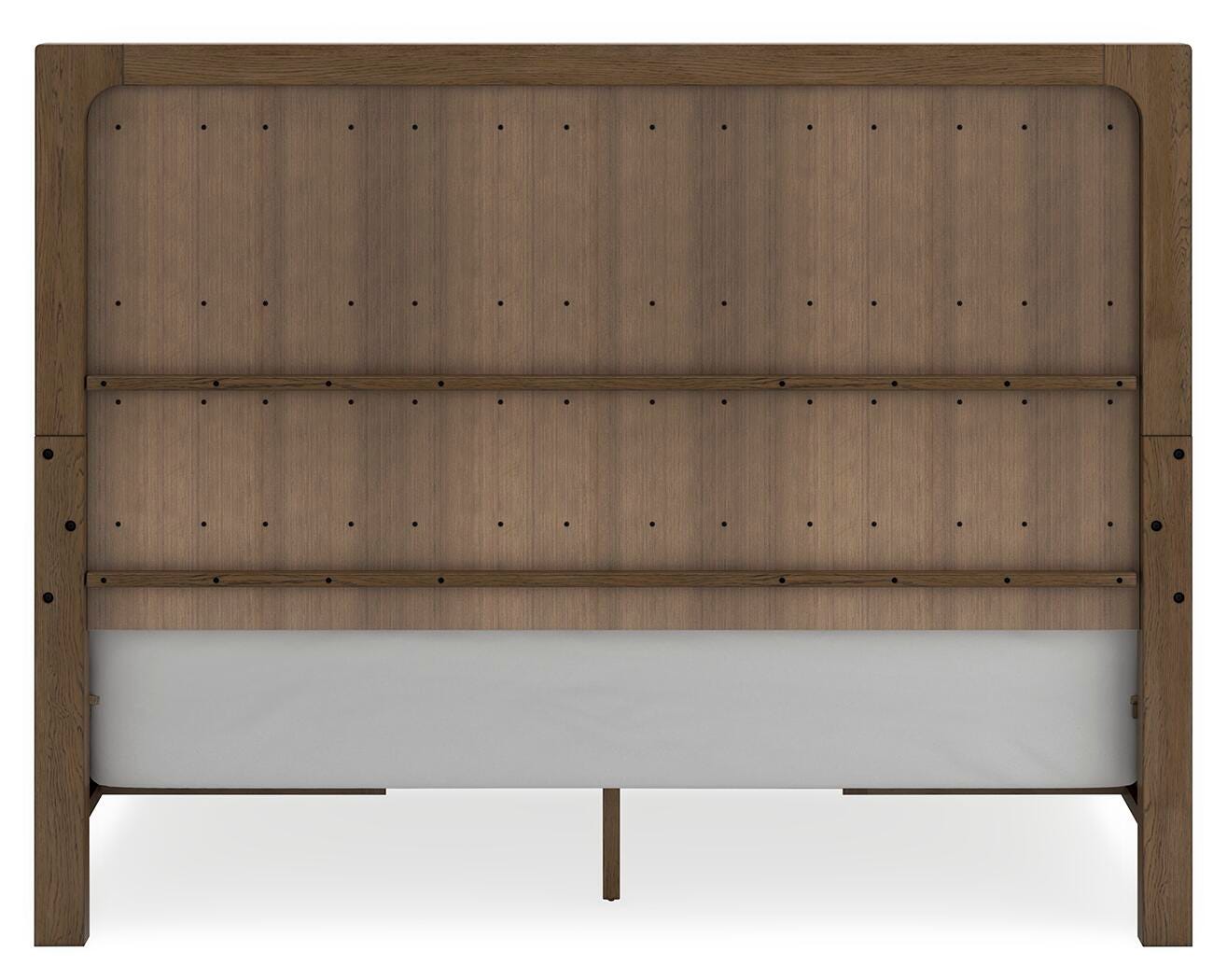 Cabalynn Panel Bed with Storage, Dresser and Mirror - Light Brown (B974-SI) - Image 11