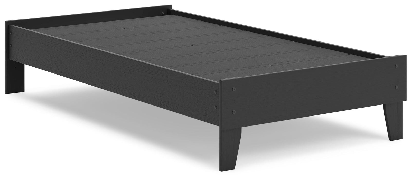 Socalle Platform Bed (Youth) - Black (EB1865-SI) - Image 2