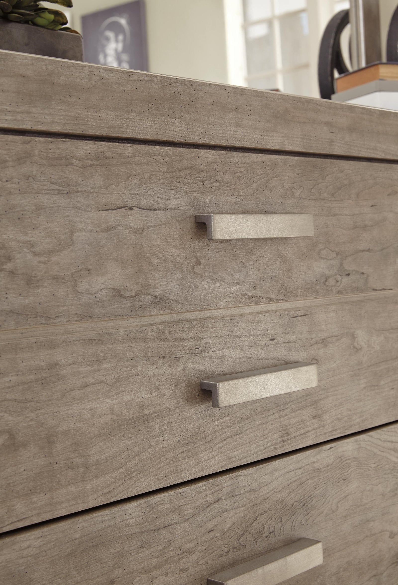 Culverbach Panel Bed, Dresser and Nightstand - Gray (B070-SI) - Image 17