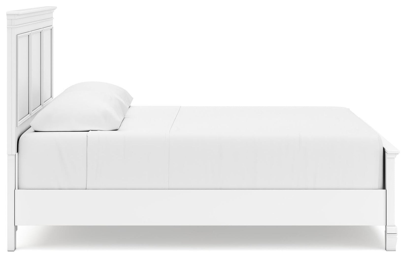 Fortman Panel Bed, Dresser, Mirror, Chest and Nightstand - White (B680-SI) - Image 19