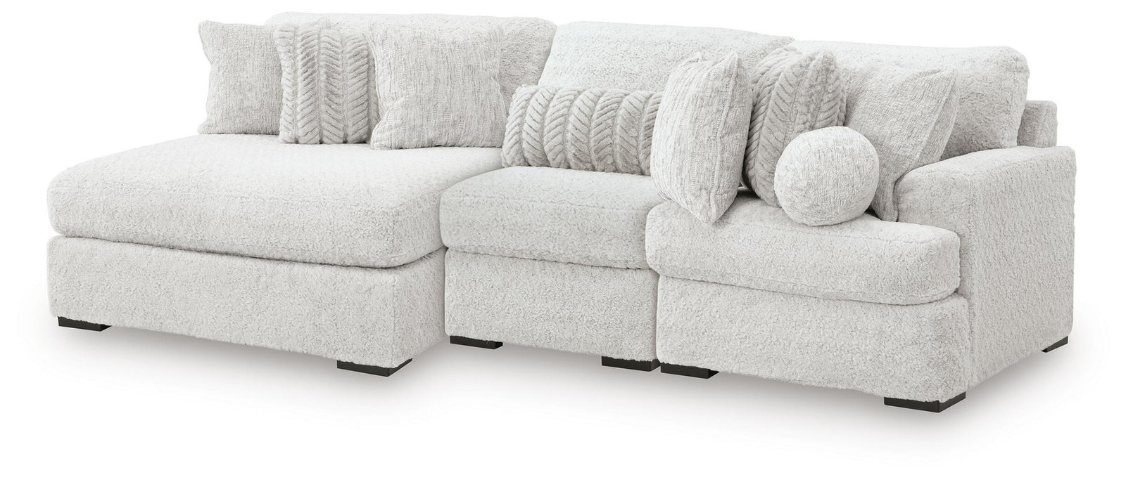 Cuddle Plush 3-Piece Sectional with Chaise (PC59106-SI)