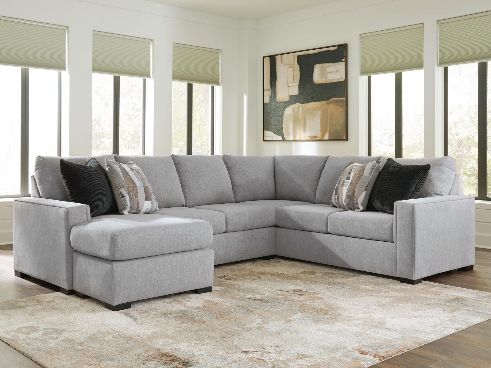 Lakepoint 2-Piece Sectional with Chaise (66804-SI) - Image 2