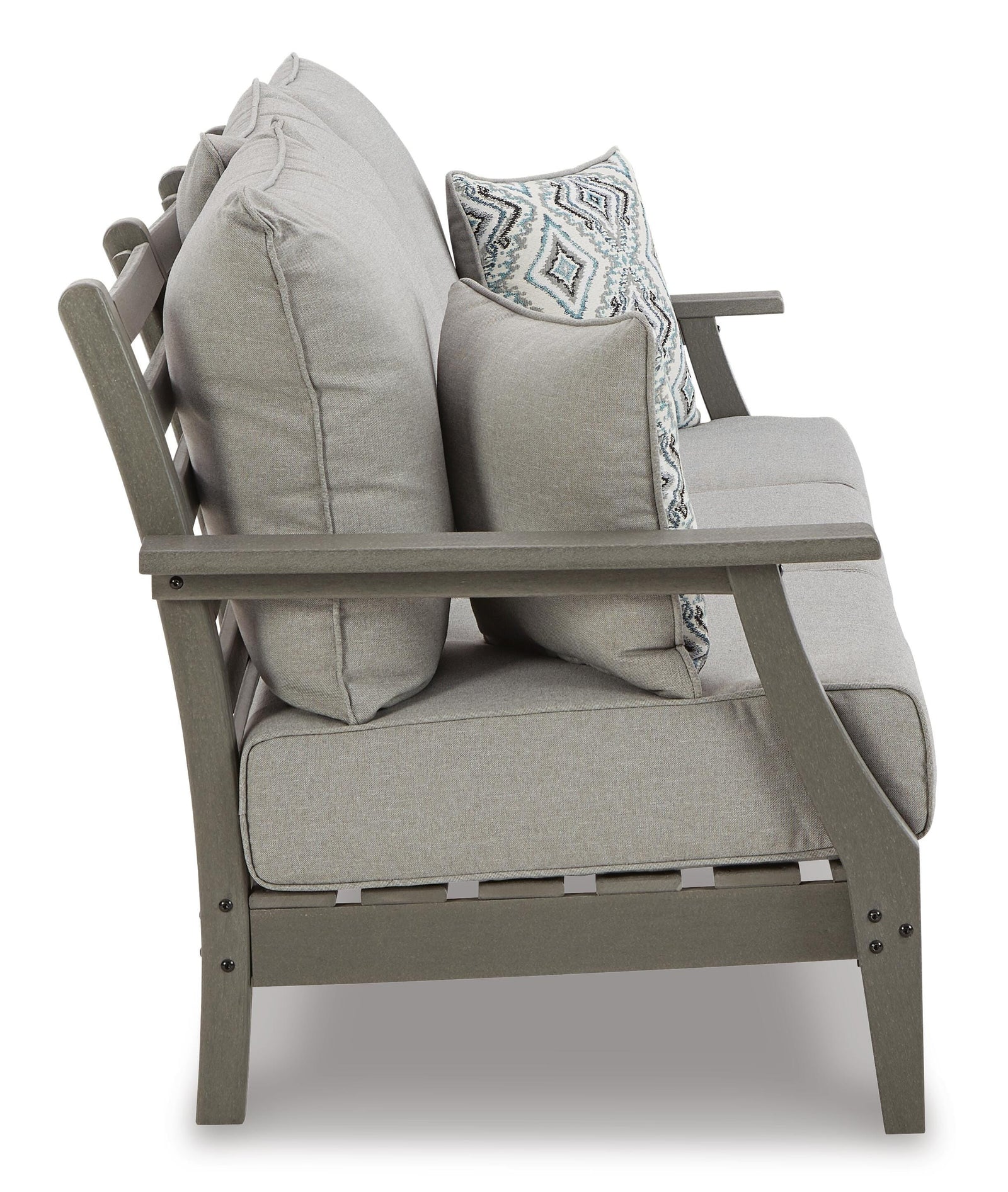 Visola Outdoor Sofa, 2 Lounge Chairs and Coffee Table (P802-SI) - Image 7