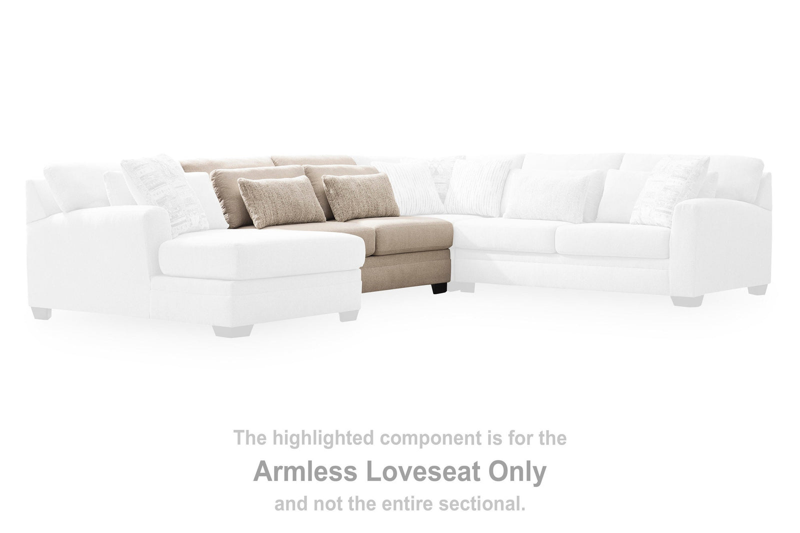 Mandi Point Right-Arm Facing Loveseat (62606-SI) - Image 15