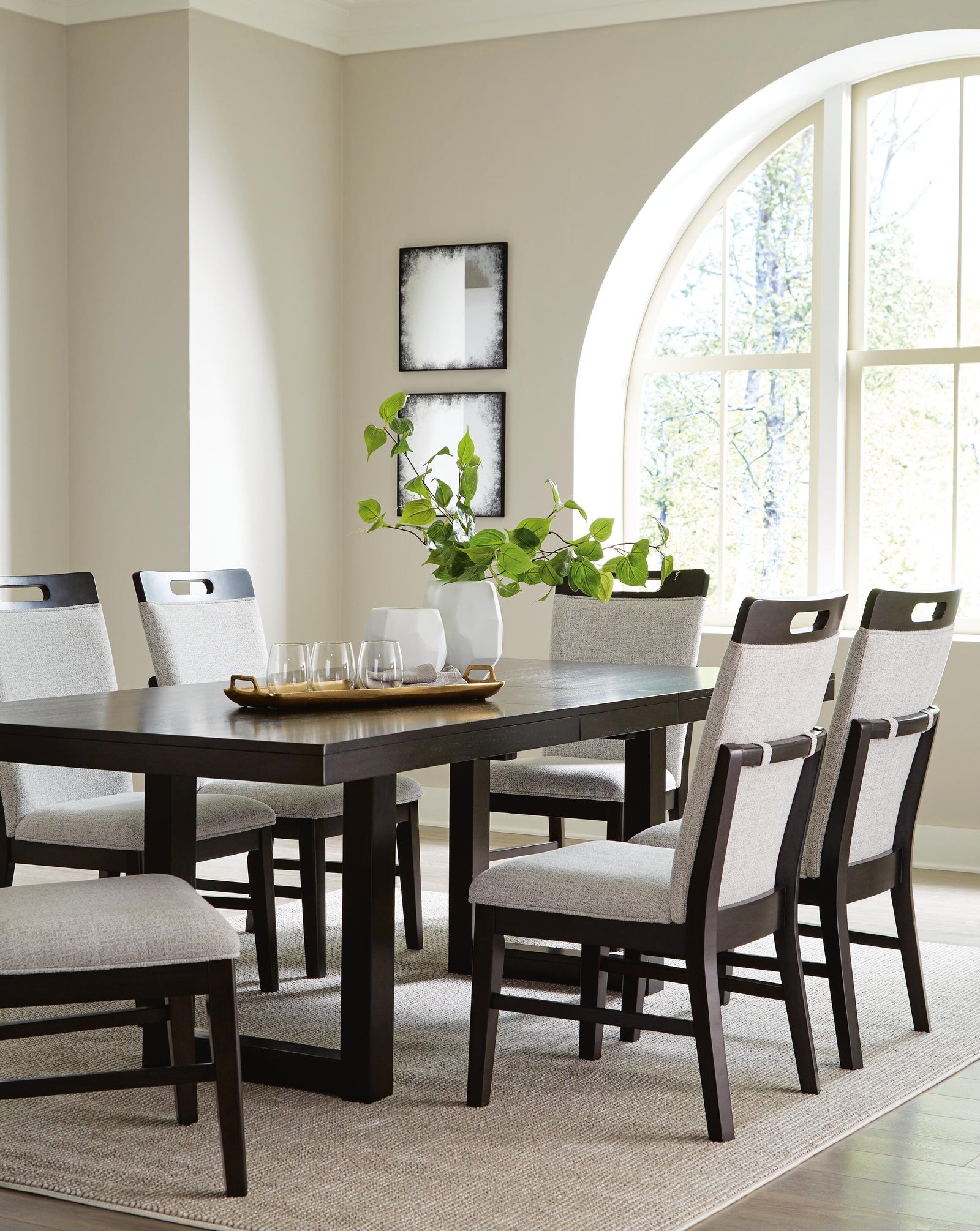 Neymorton Dining Table and 6 Chairs (D618-SI) - Image 6