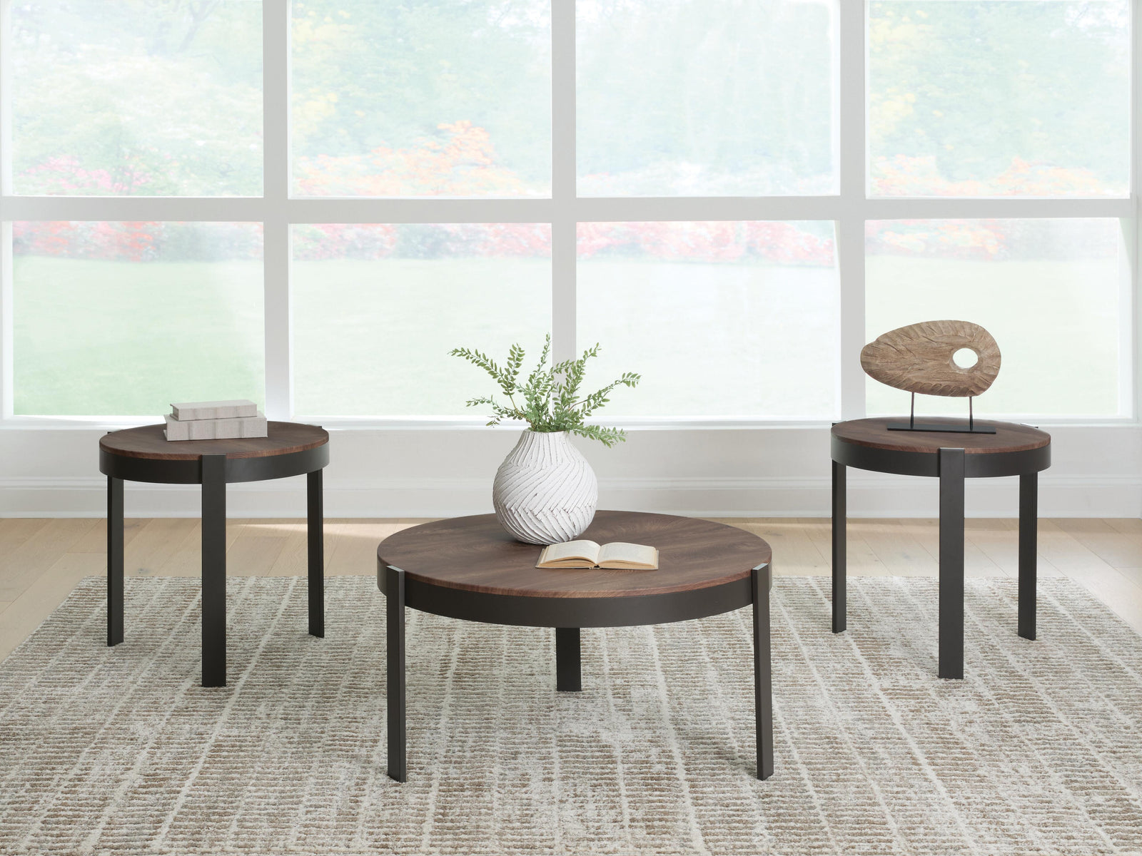 Horizon Hills Table (Set of 3) - Brown/Black (T186-SI) - Image 2