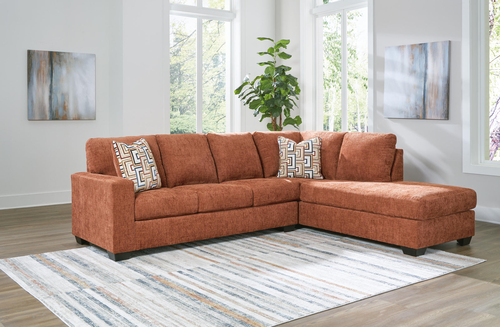 Aviemore 2-Piece Sectional with Chaise (24304-SI) - Image 3