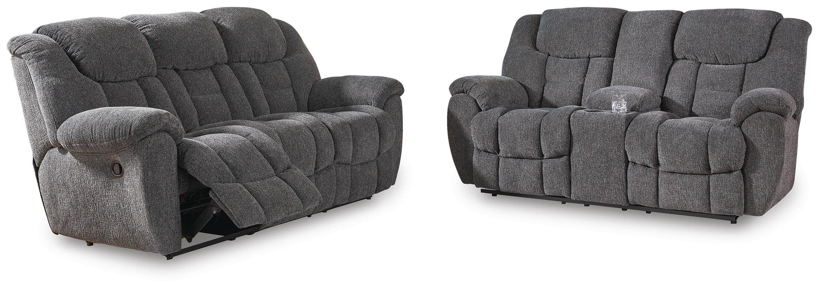 Foreside Reclining Sofa and Loveseat (38104-SI)