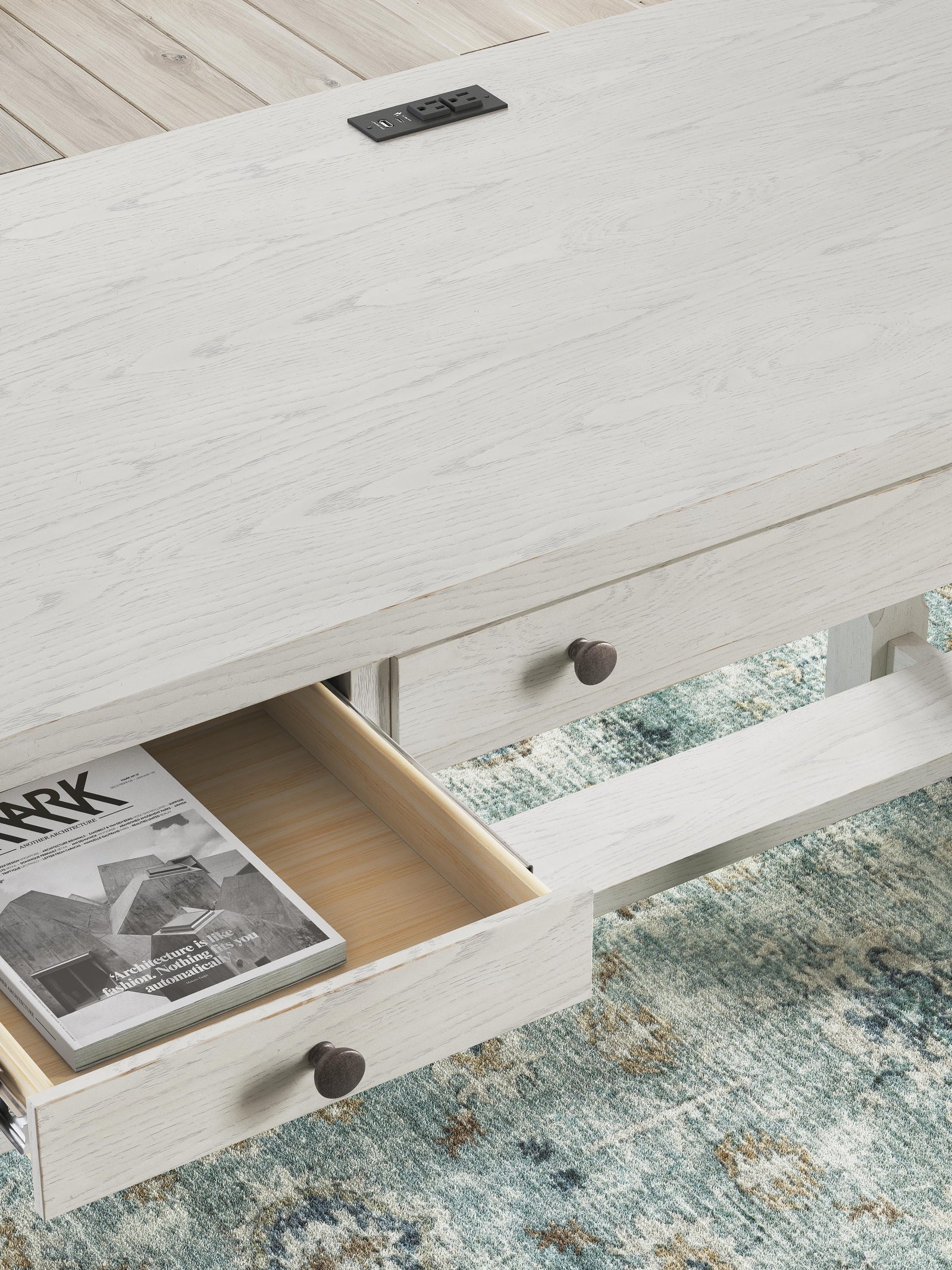Robbinsdale Home Office Desk (H742-SI) - Image 10