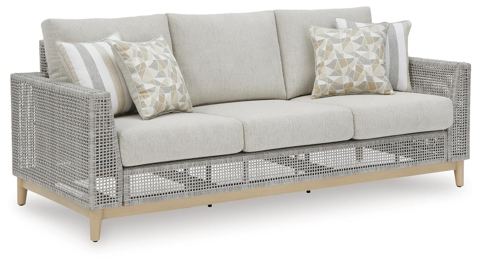 Seton Creek Outdoor Sofa with Cushion (P798-SI) - Image 20
