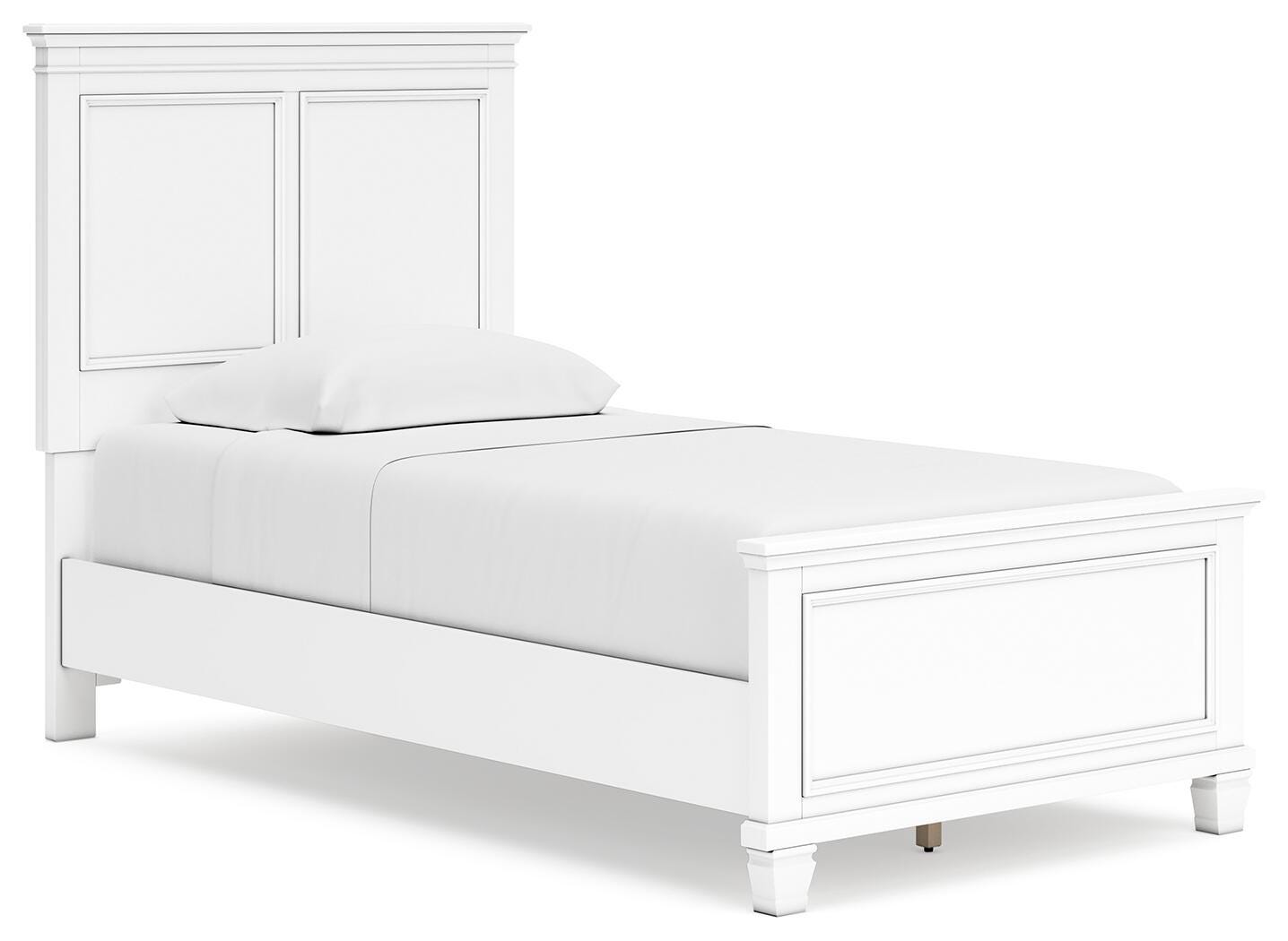 Fortman Panel Bed, Dresser and Mirror - White (B680-SI) - Image 8