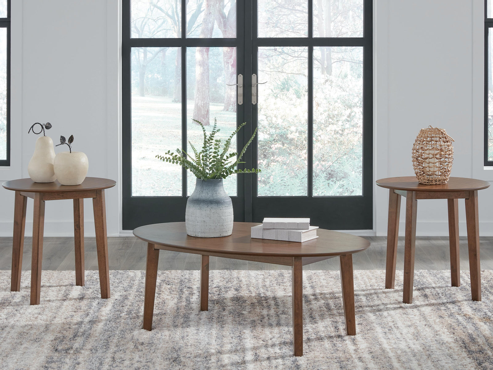 Gordonay Table (Set of 3) - Brown (T155-SI) - Image 2