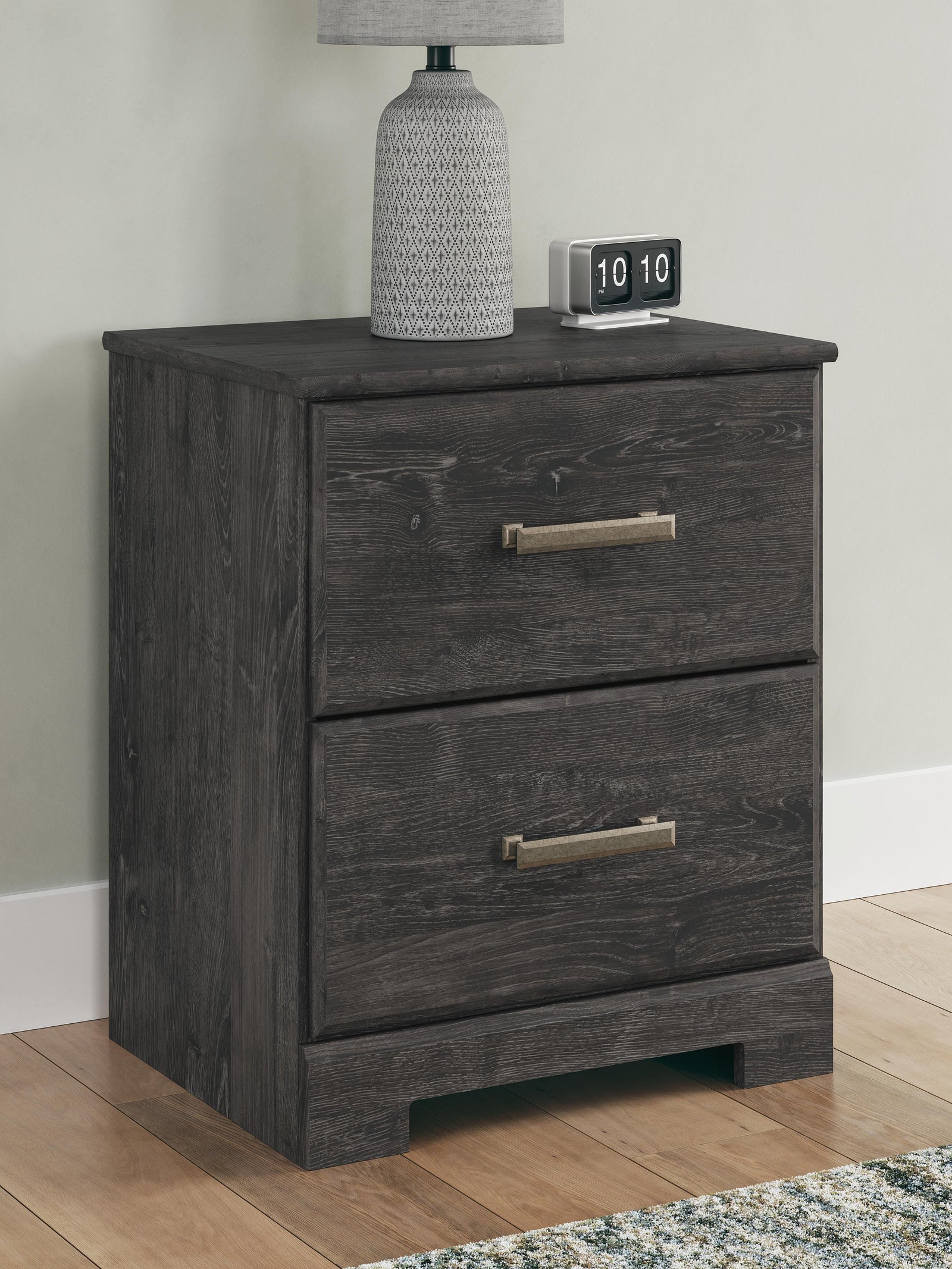 Belachime Panel Bed, Dresser Mirror and 2 Nightstands (B2589-SI) - Image 11