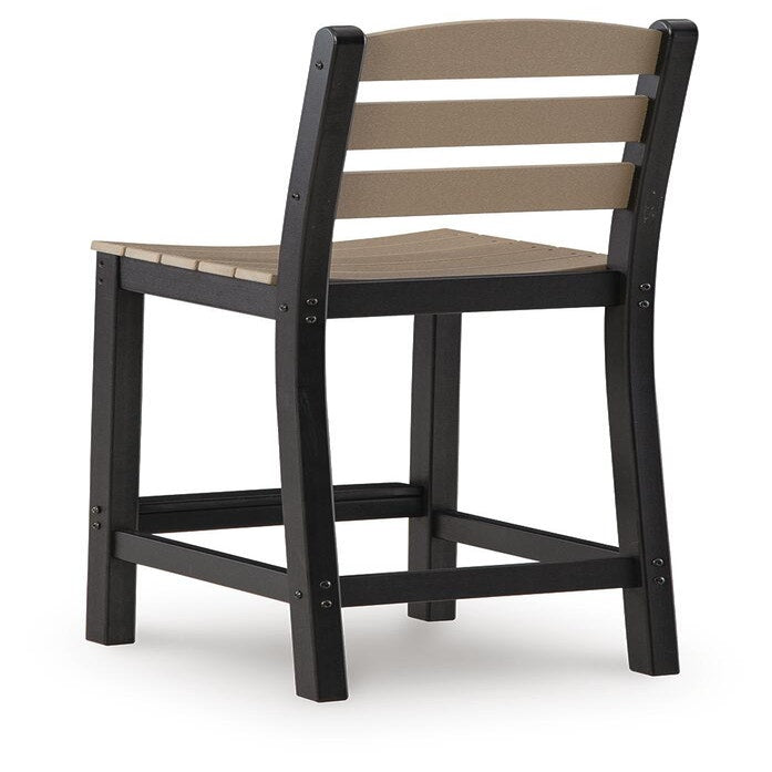 Shoreline Beach Outdoor Counter Table and 2 Barstools (PCP221-SI) - Image 6