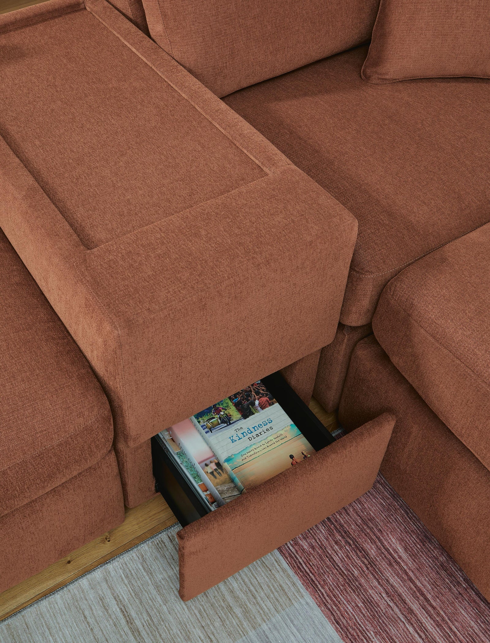 Modmax 3-Piece Sectional Sofa and 2-Piece Sectional Loveseat (92102-SI) - Image 14