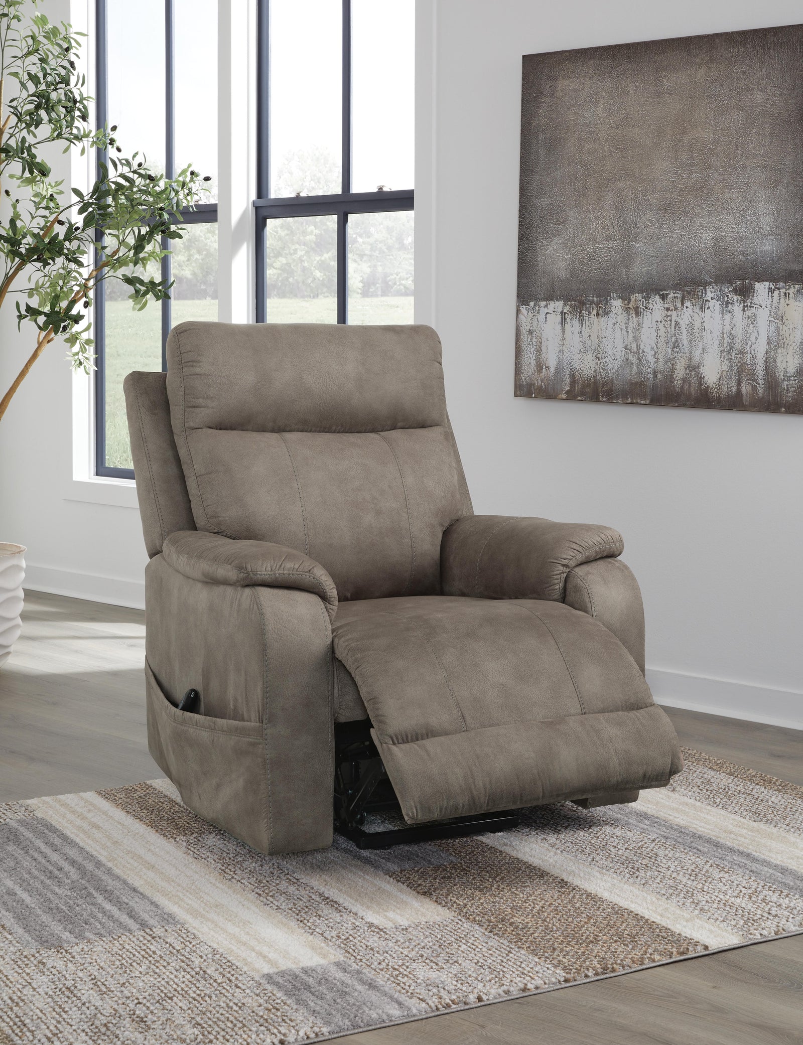 Crestmeade Power Lift Recliner (13503-SI) - Image 9