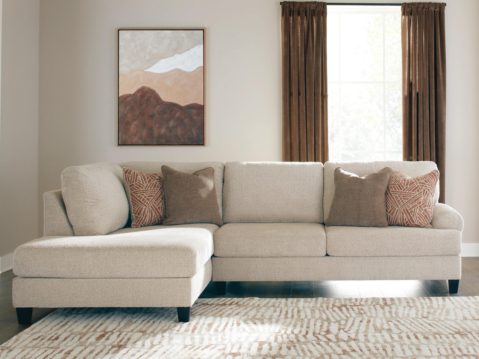 Steelwater Retreat 2-Piece Sectional with Chaise (66704-SI) - Image 2