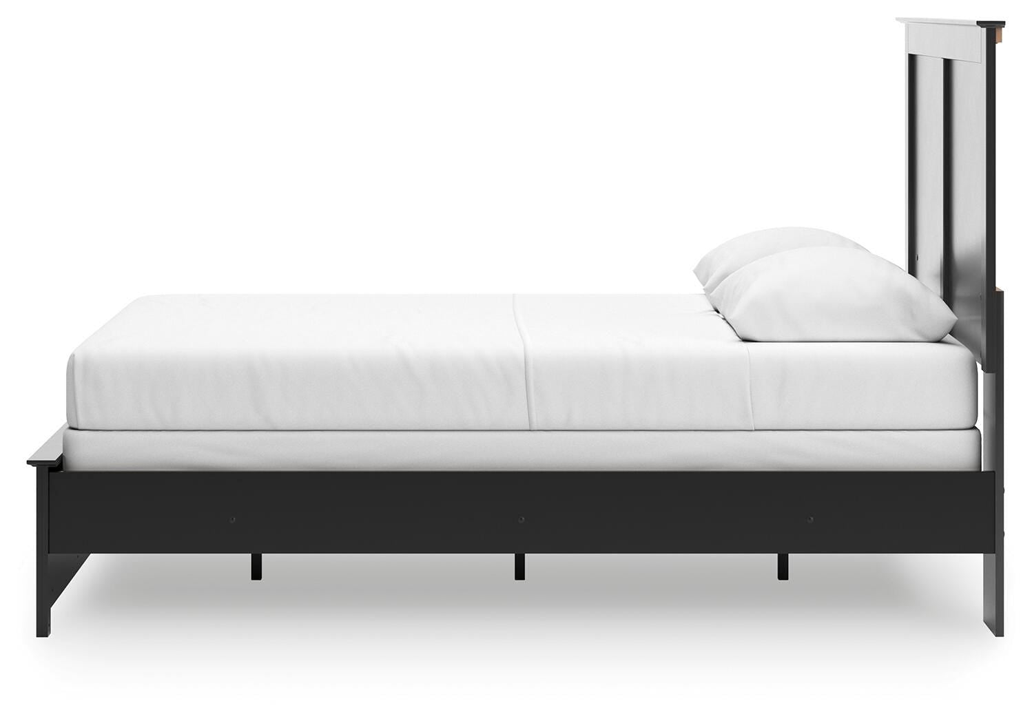 Maribel Panel Bed - Black (B138-SI) - Image 6
