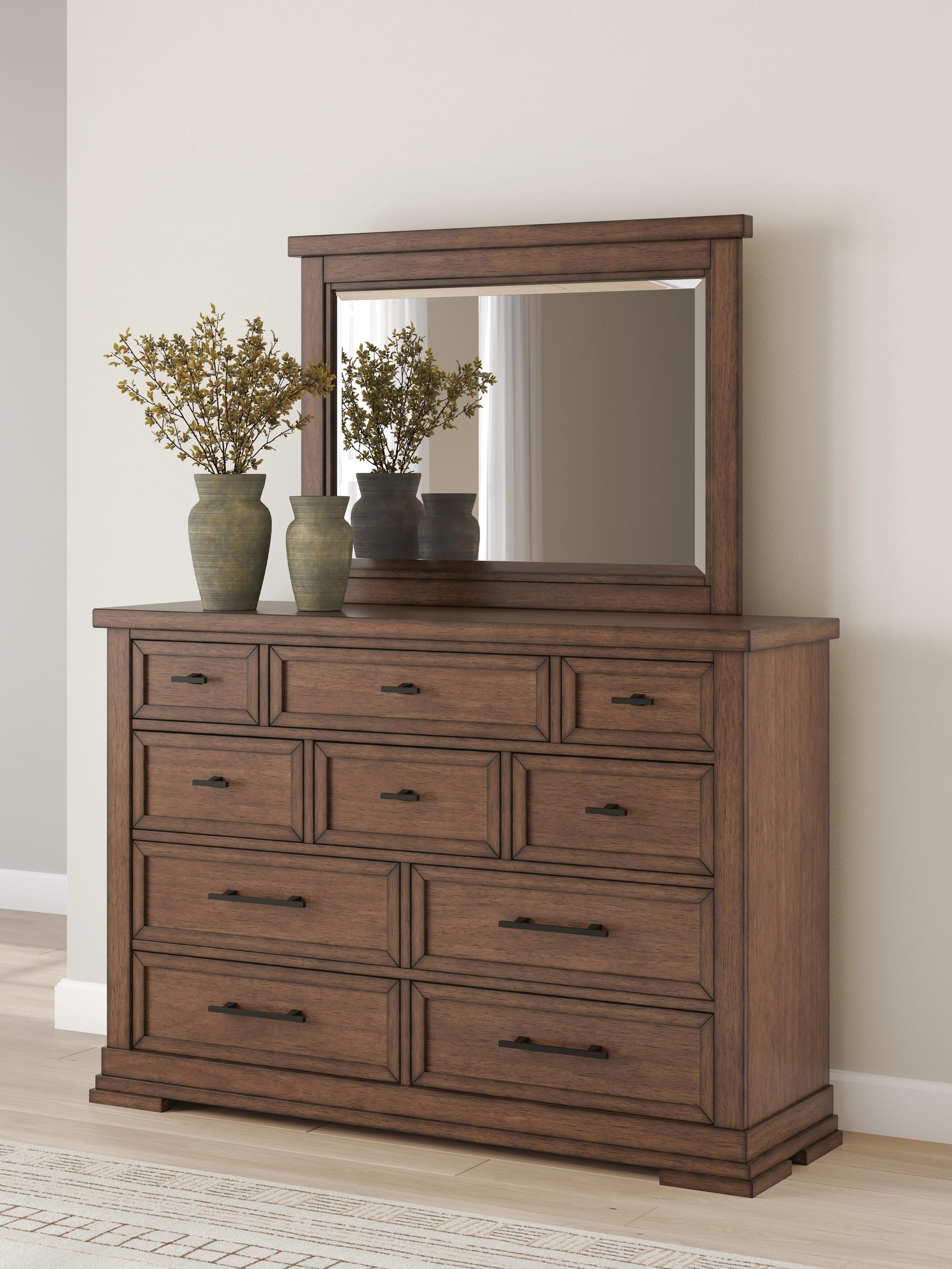 Taffenbrook Panel Storage Bed, Dresser and Mirror (B849-SI) - Image 16