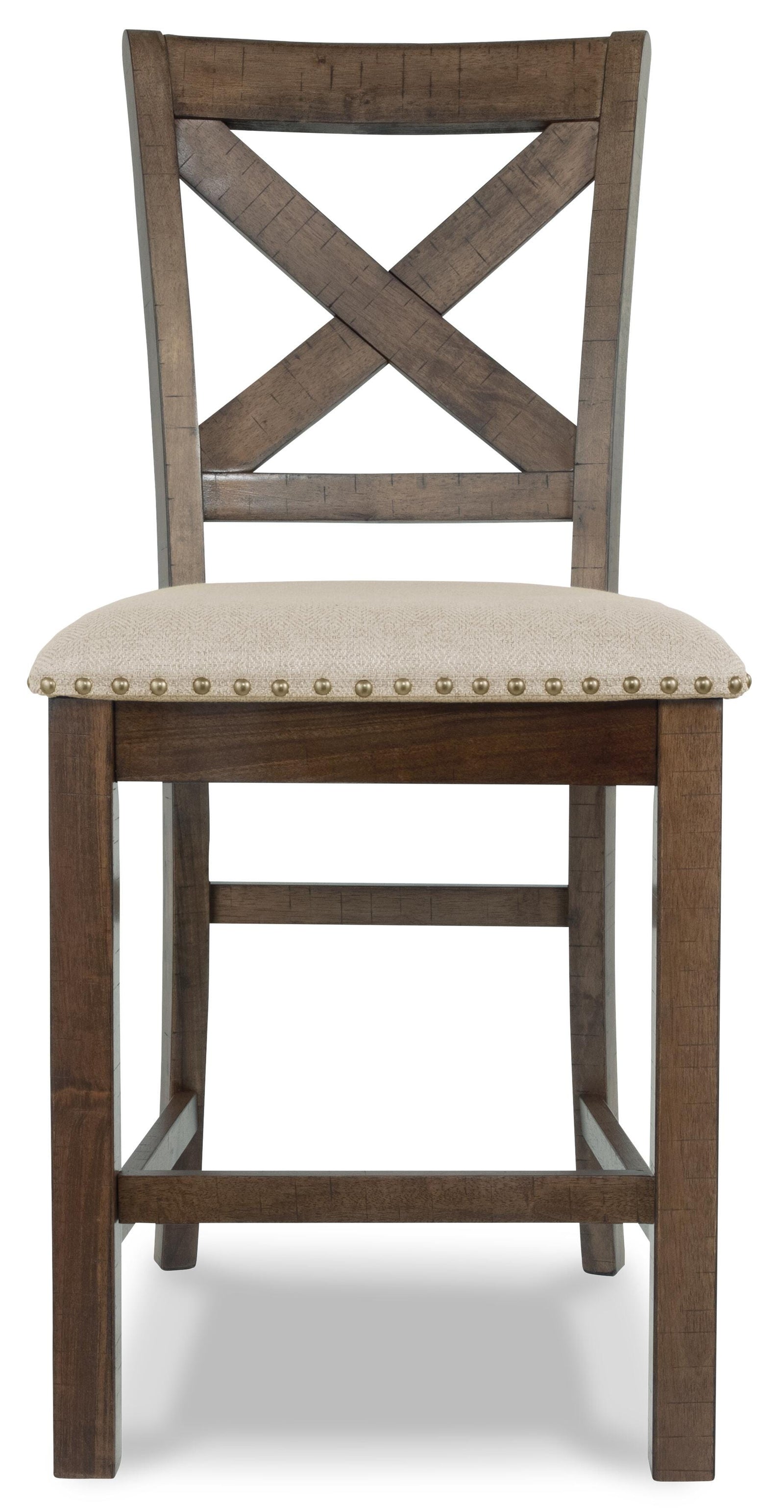 Moriville Counter Height Dining Table with 4 Barstools, Bench, and Server (D631-SI) - Image 12